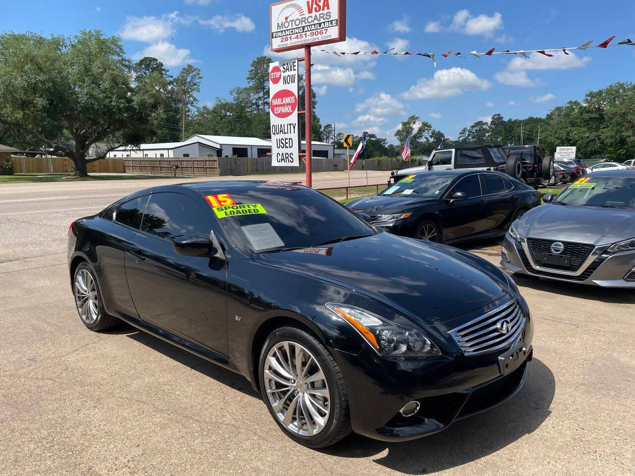 2015 INFINITI Q60 Standard — Coupe — 120,326 mi — Cypress, TX