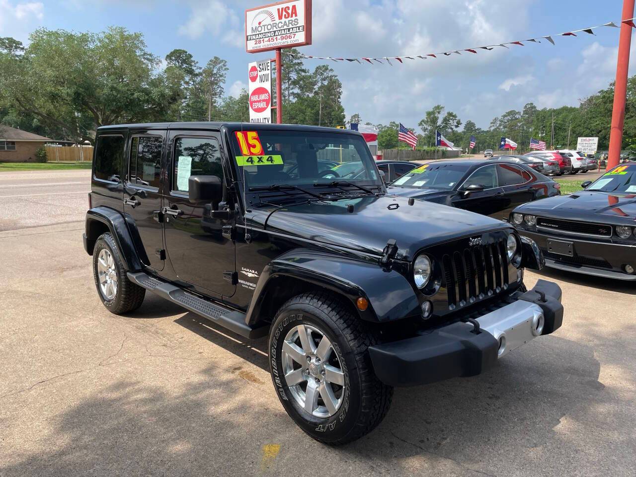 2015 Jeep Wrangler Sahara — SUV — 92,814 mi — Cypress, TX
