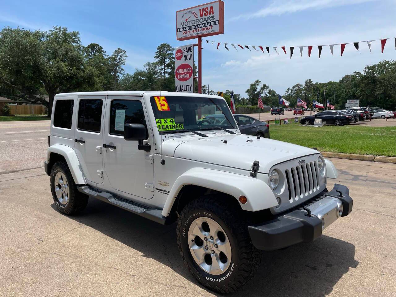2015 Jeep Wrangler Sahara — SUV — 87,640 mi — Cypress, TX