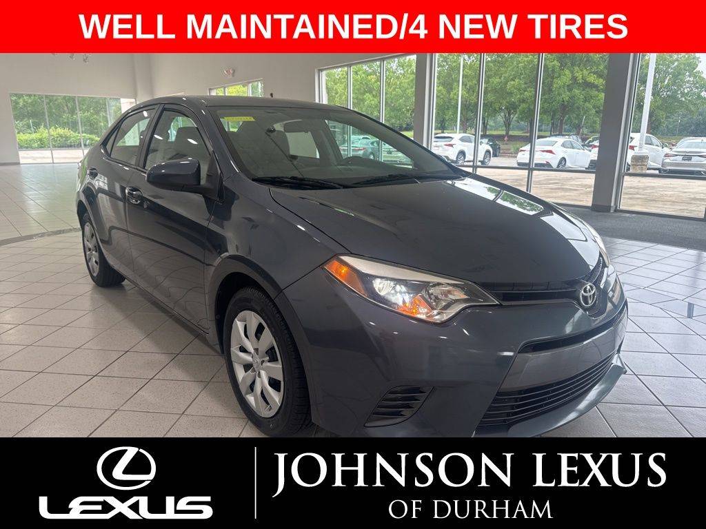 2015 Toyota Corolla LE — Sedan — 82,671 mi — Durham, NC