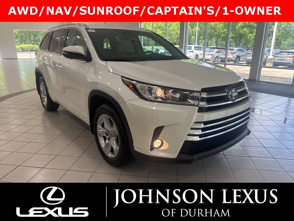 2017 Toyota Highlander Limited — SUV — 47,393 mi — Durham, NC