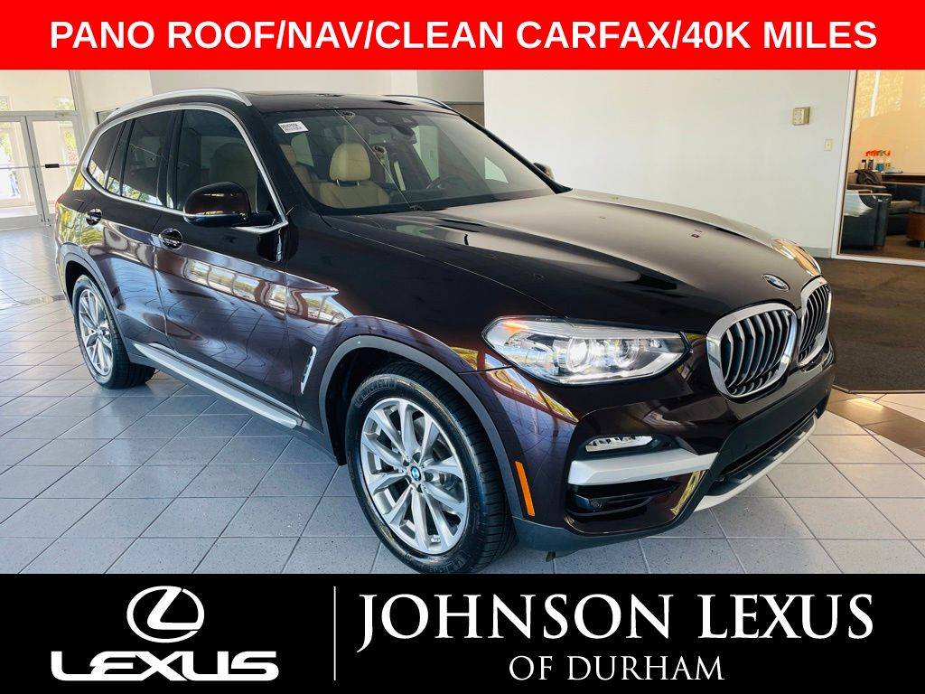 2018 BMW X3 30i — SUV — 40,194 mi — Durham, NC