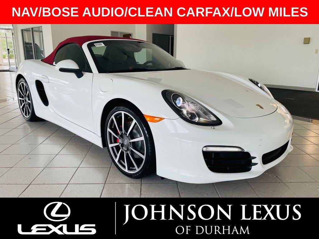 2013 Porsche Boxster S — Convertible — 53,648 mi — Durham, NC