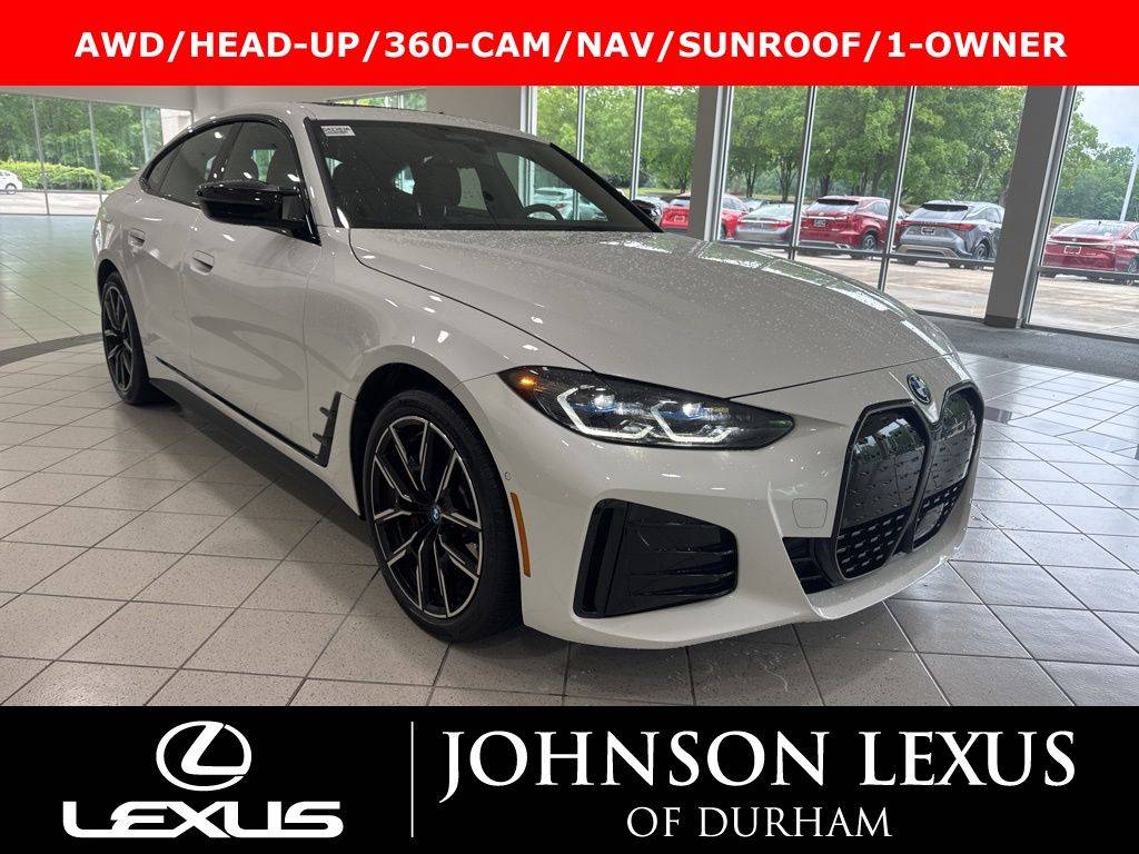 2024 BMW i4 M50 — Sedan — 10,704 mi — Durham, NC