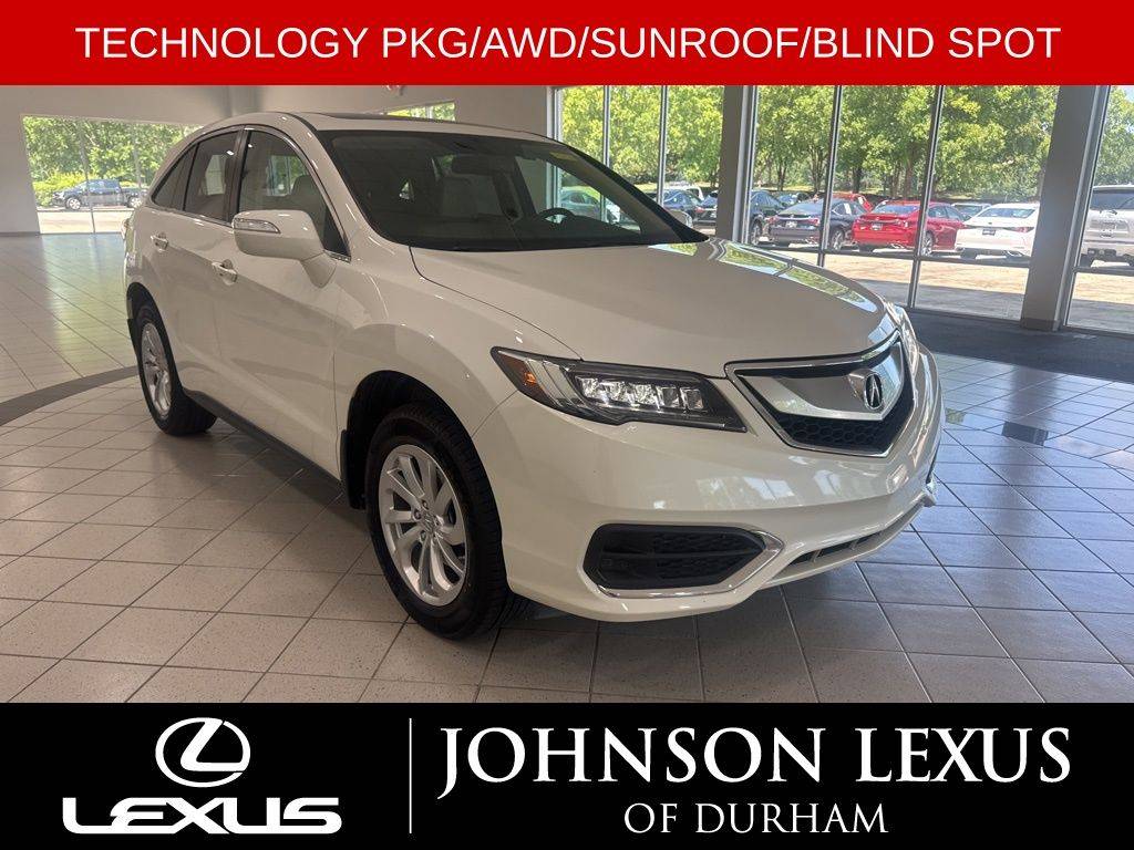 2017 Acura RDX Technology Package — SUV — 87,636 mi — Durham, NC