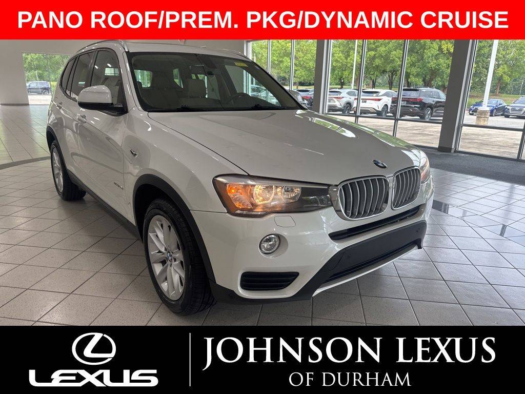 2016 BMW X3 28i — SUV — 39,192 mi — Durham, NC