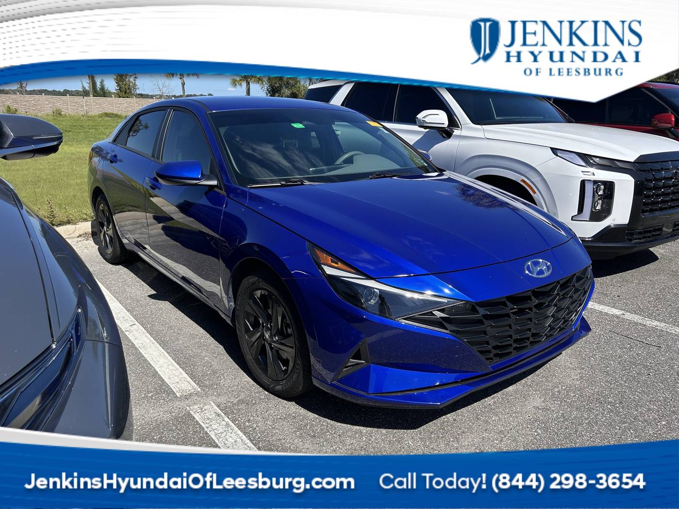 2023 Hyundai Elantra Hybrid Blue — Sedan — 78,146 mi — Leesburg, FL