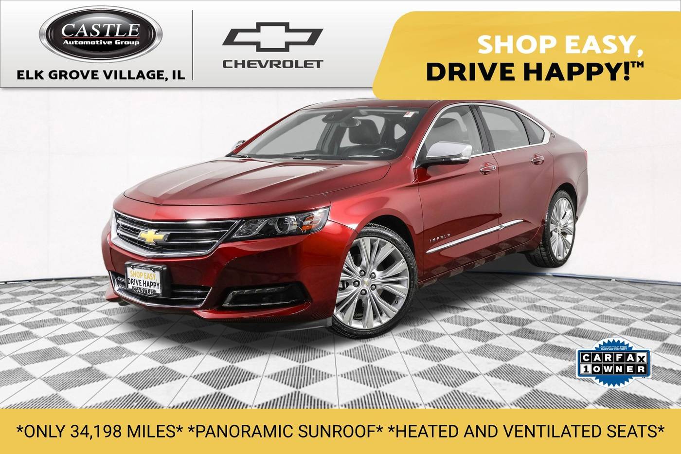 2016 Chevrolet Impala LTZ — Sedan — 34,198 mi — Elk Grove Village, IL