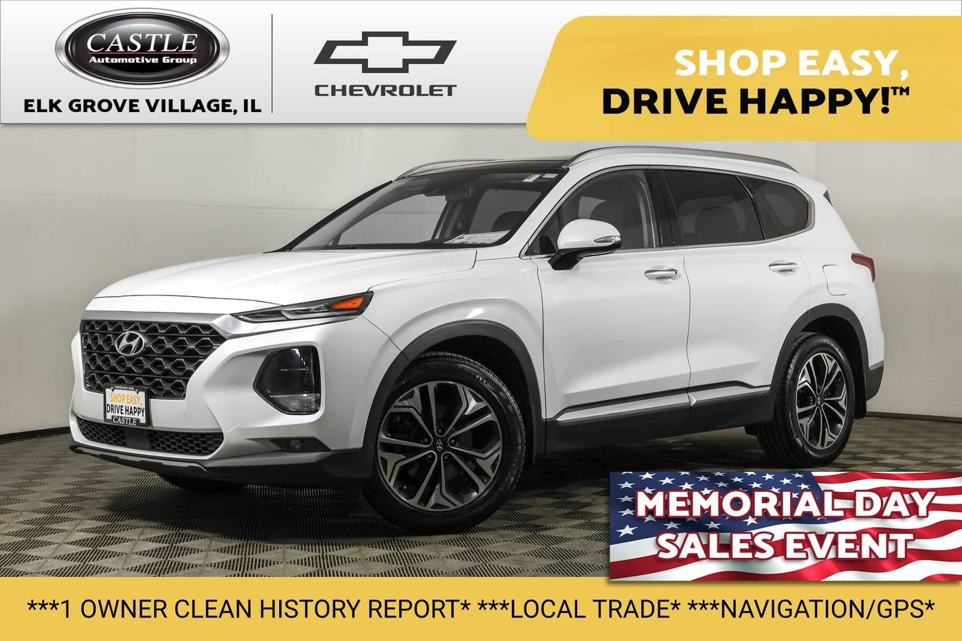 2020 Hyundai Santa Fe SEL — SUV — 123,501 mi — Elk Grove Village, IL