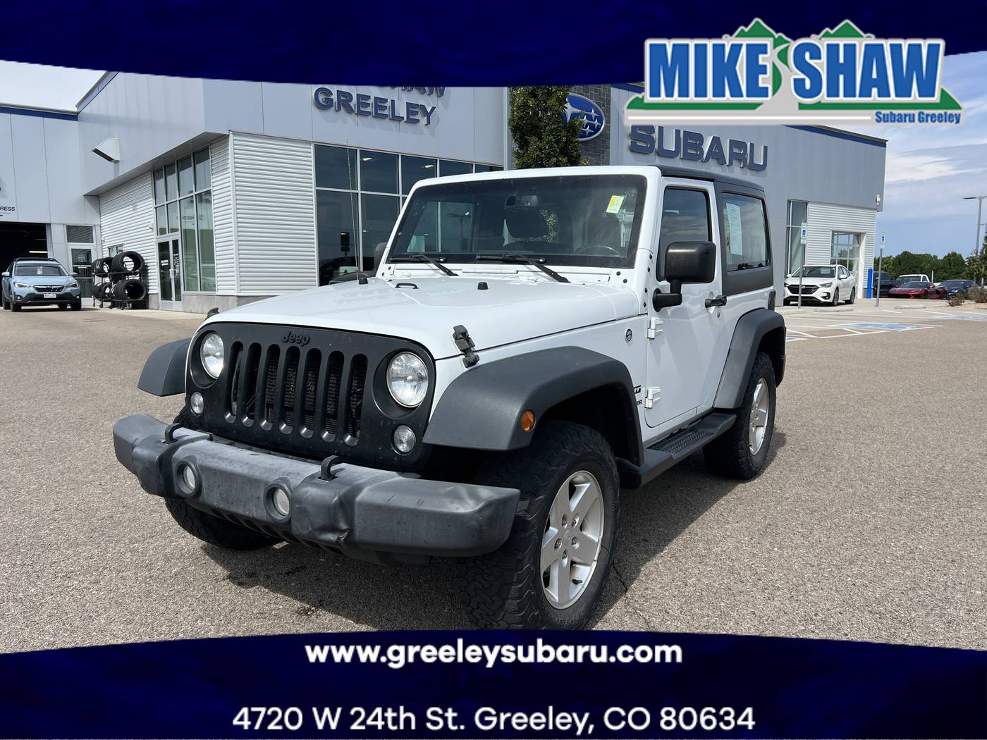 2016 Jeep Wrangler Sport — SUV — 100,815 mi — Greeley, CO