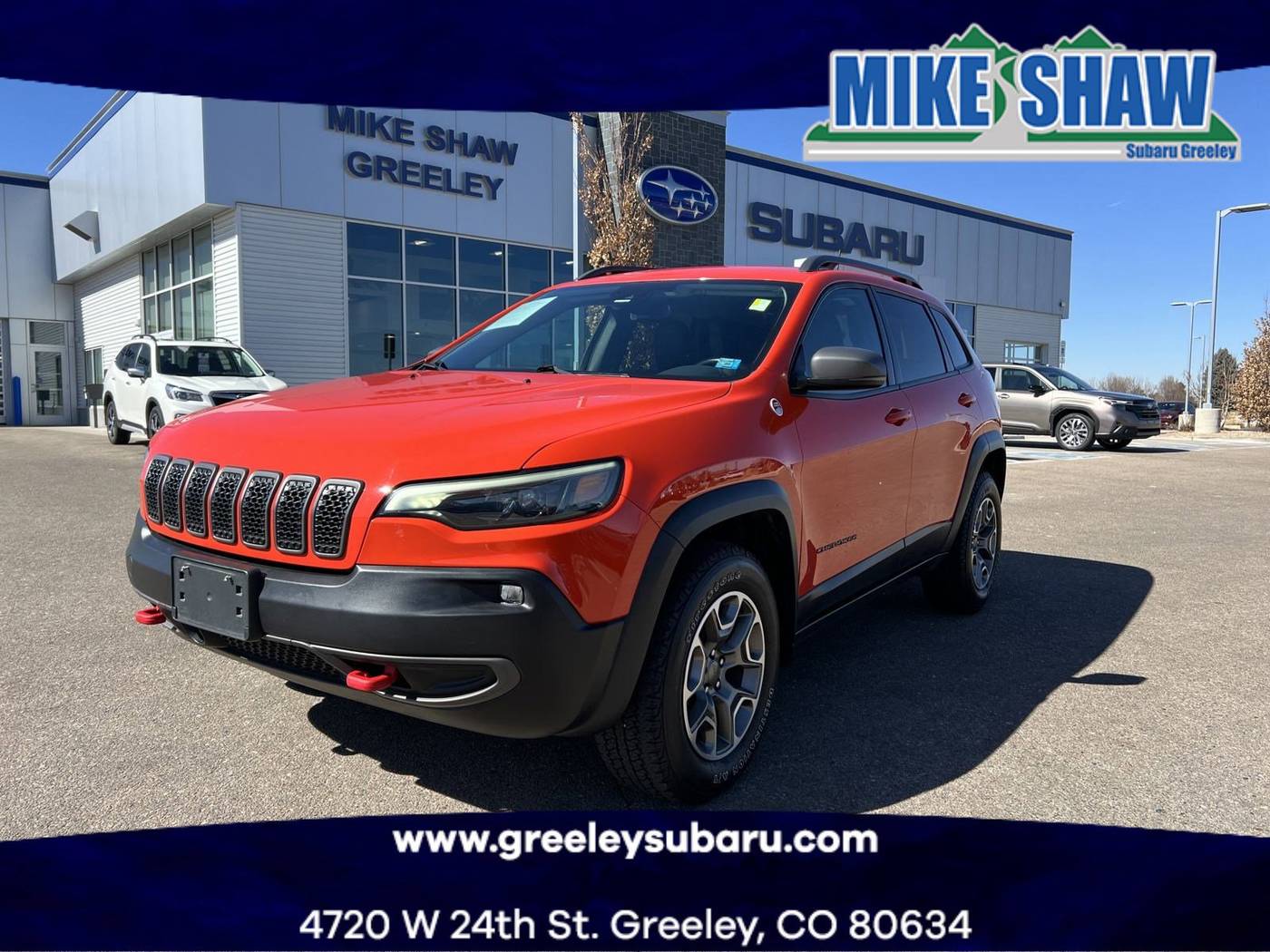 2021 Jeep Cherokee Trailhawk — SUV — 49,079 mi — Greeley, CO