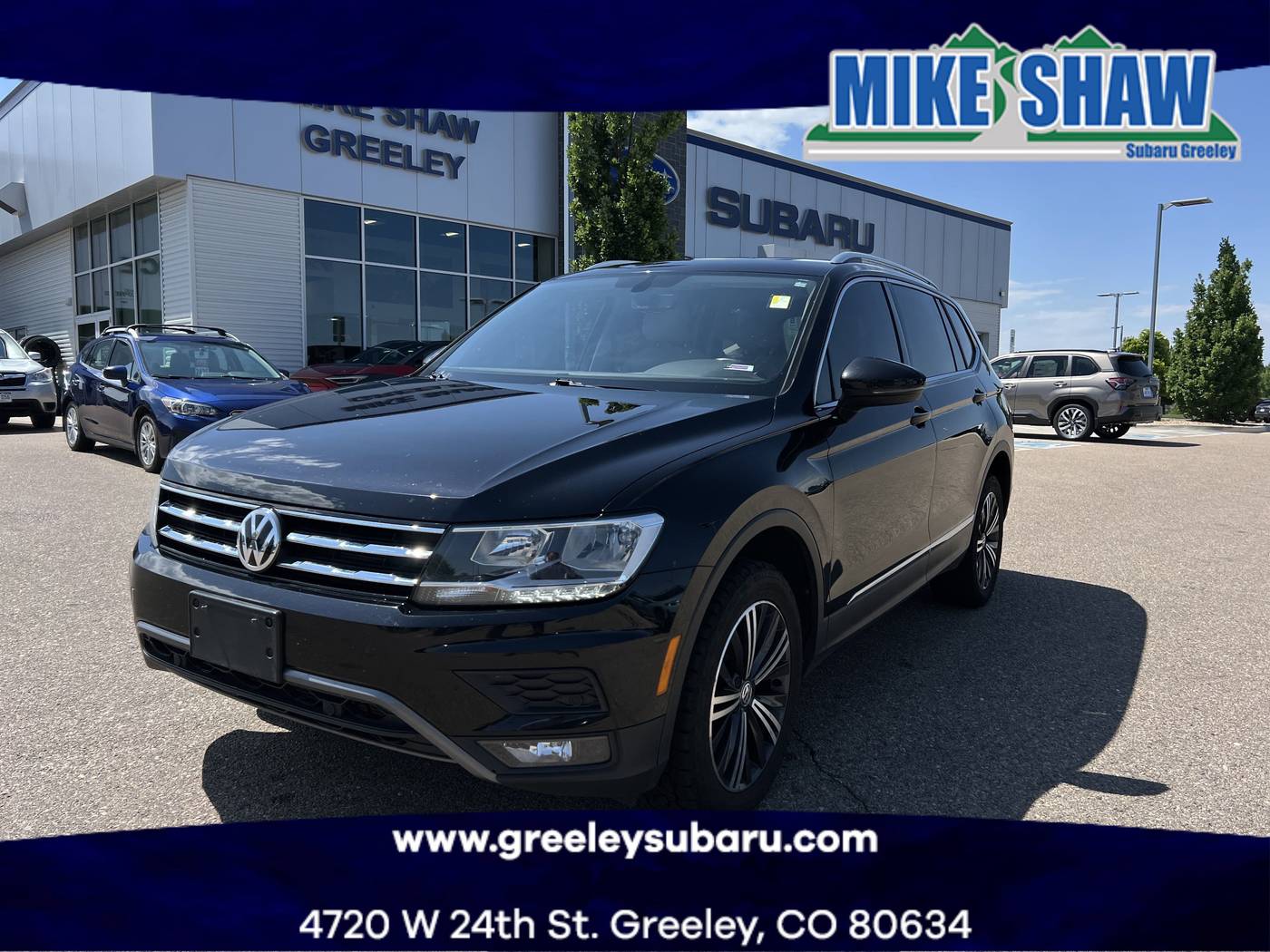 2019 Volkswagen Tiguan SEL R-Line Jet-Black — SUV — 70,015 mi — Greeley, CO