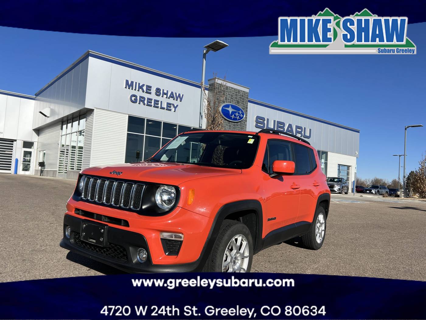 2020 Jeep Renegade Latitude — SUV — 51,194 mi — Greeley, CO