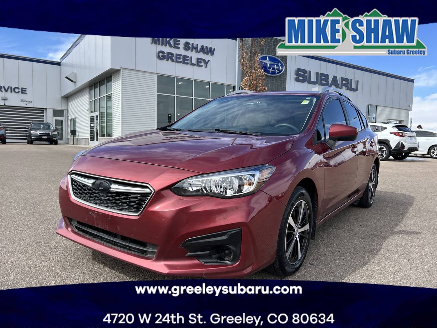 2019 Subaru Impreza 2.0i Premium — Hatchback — 123,437 mi — Greeley, CO
