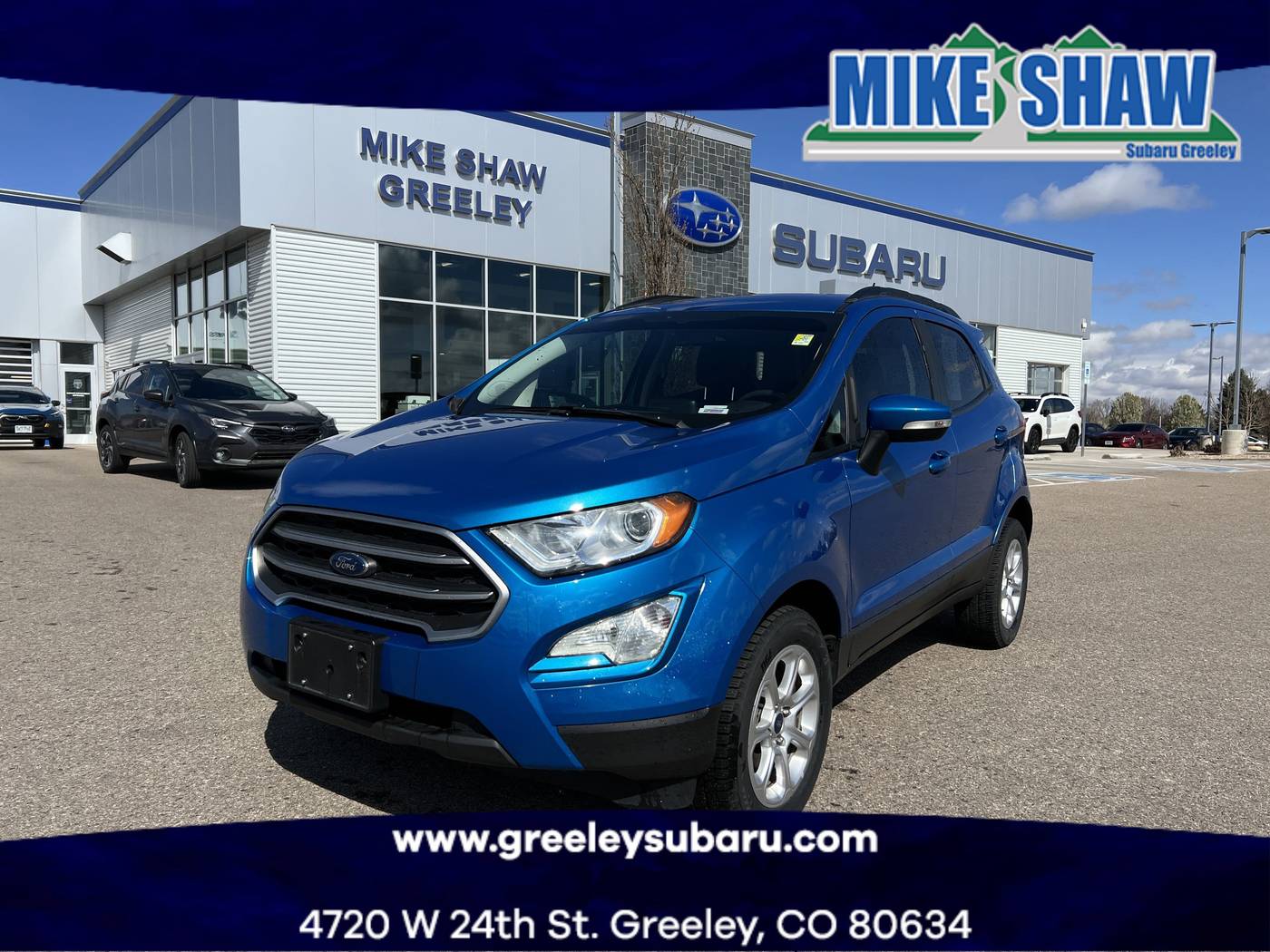 2020 Ford EcoSport SE — SUV — 40,269 mi — Greeley, CO