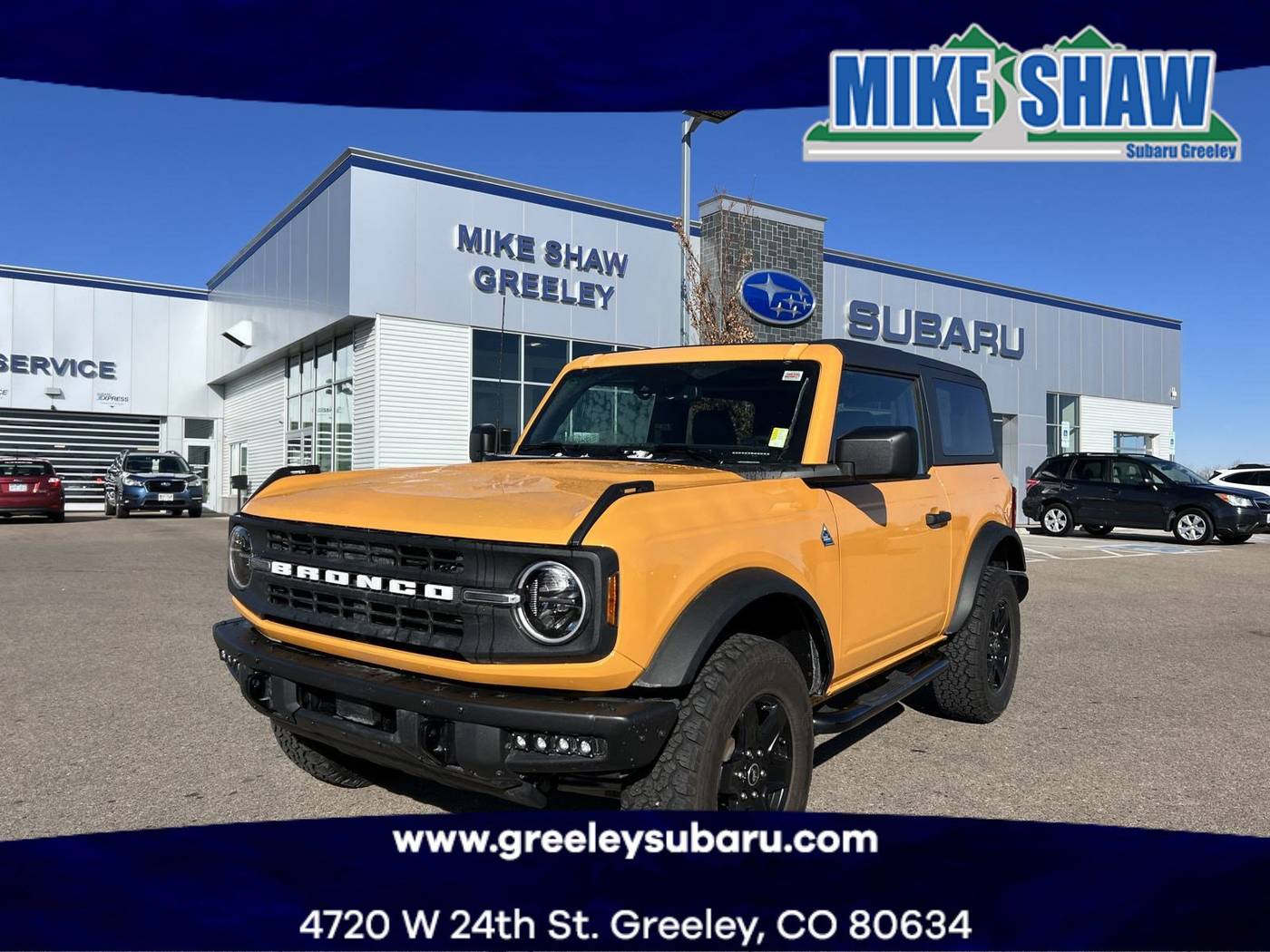 2021 Ford Bronco Black Diamond — SUV — 25,540 mi — Greeley, CO