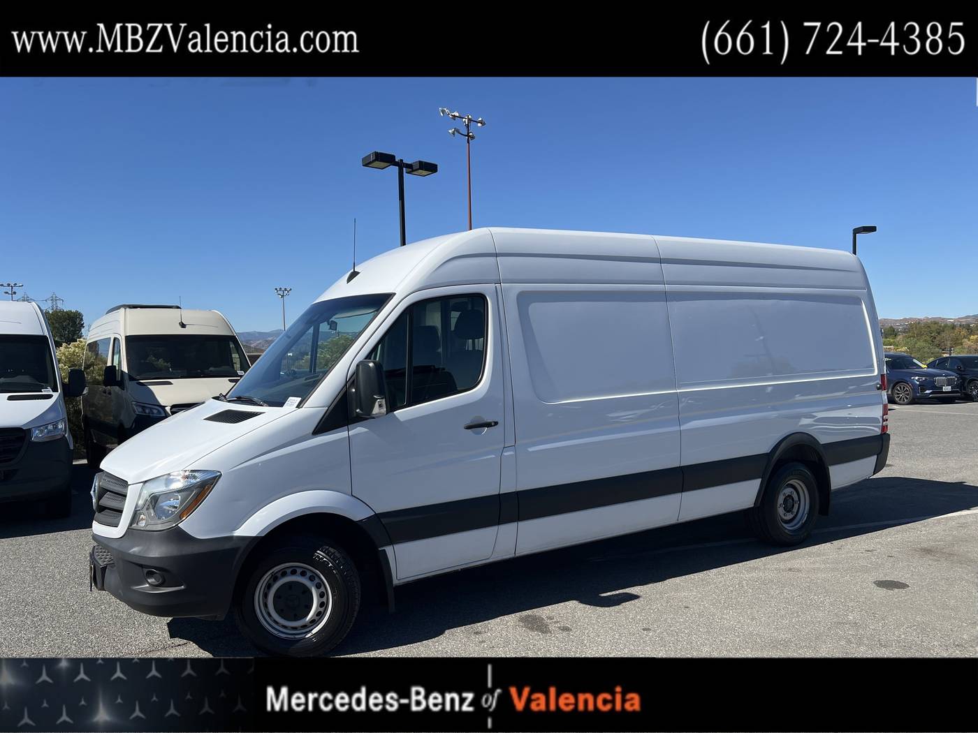 2017 Mercedes-Benz Sprinter Cargo Van 3500 — Cargo Van — 25,576 mi — Valencia, CA