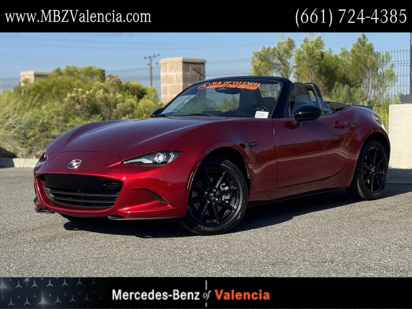 2024 Mazda MX-5 Miata Sport — Convertible — 9,479 mi — Valencia, CA
