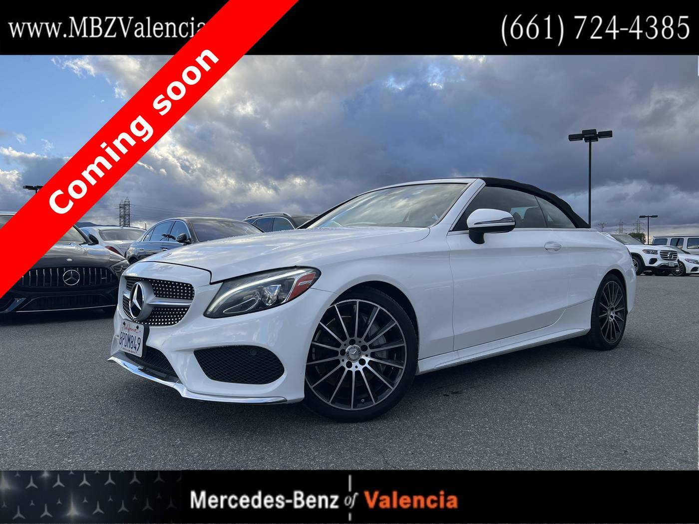 2017 Mercedes-Benz C-Class C 300 — Convertible — 55,354 mi — Valencia, CA