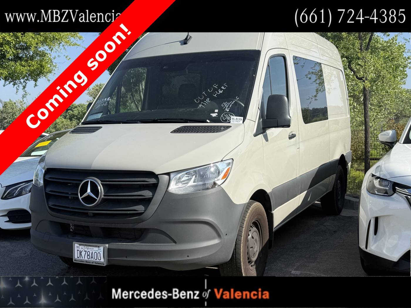 2024 Mercedes-Benz Sprinter Crew Van 2500 — Cargo Van — 9,175 mi — Valencia, CA