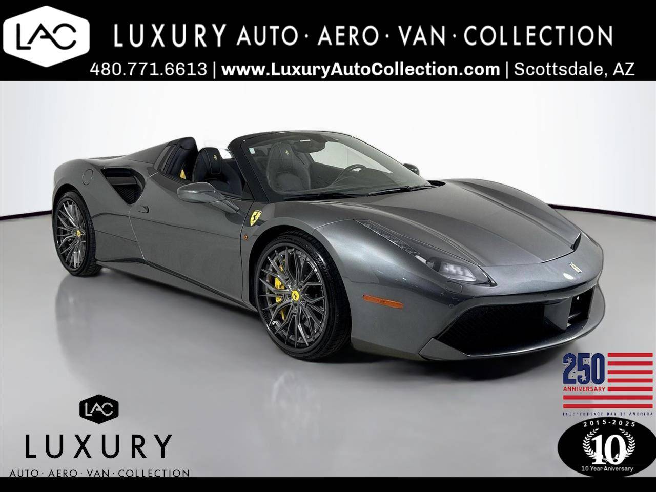 2018 Ferrari 488 Spider — Convertible — 20,249 mi — Scottsdale, AZ