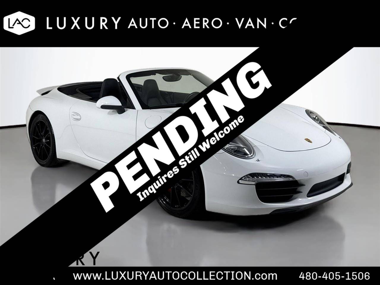 2013 Porsche 911 Carrera S — Convertible — 23,910 mi — Scottsdale, AZ