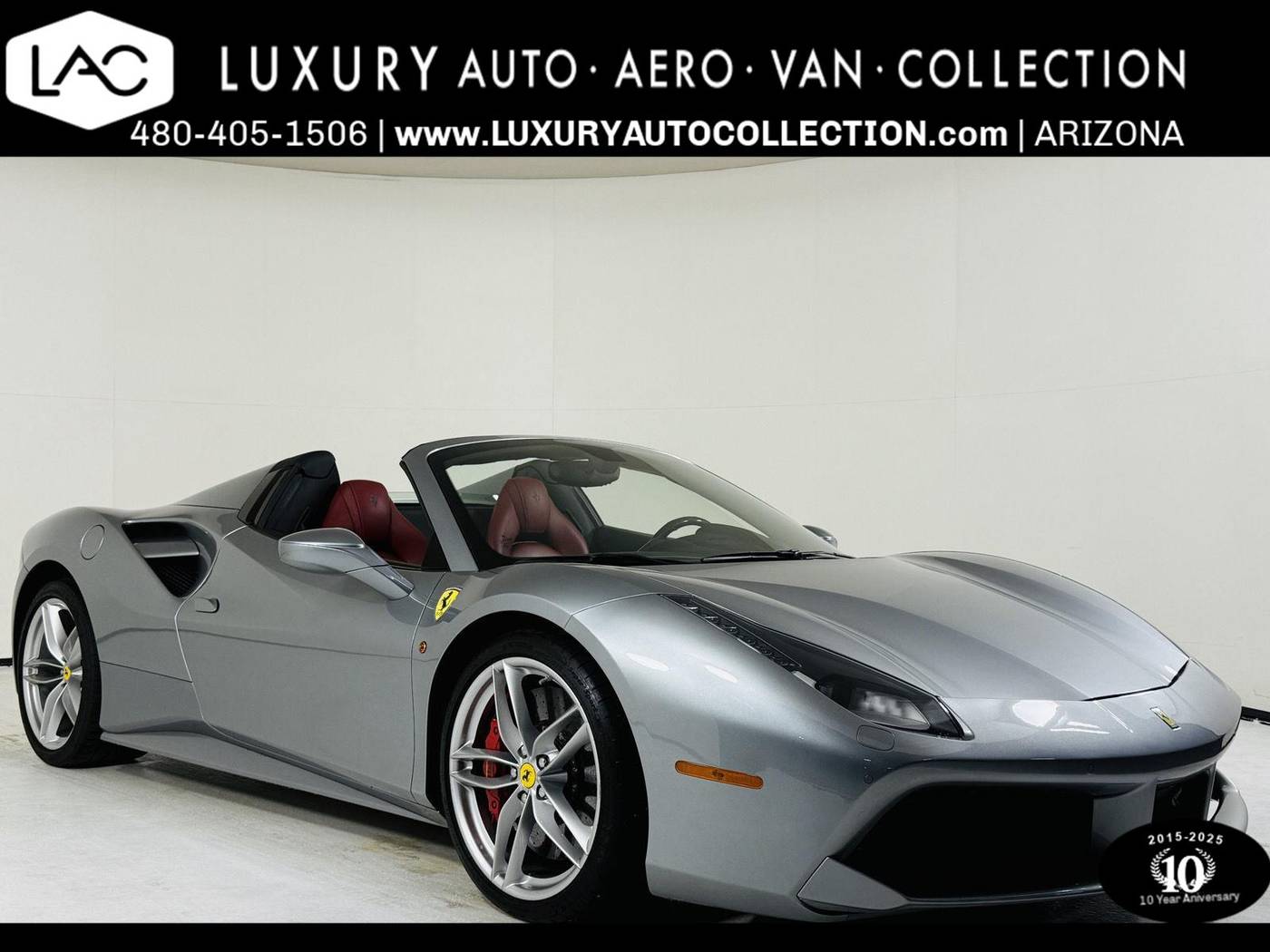 2018 Ferrari 488 Spider — Convertible — 11,265 mi — Scottsdale, AZ