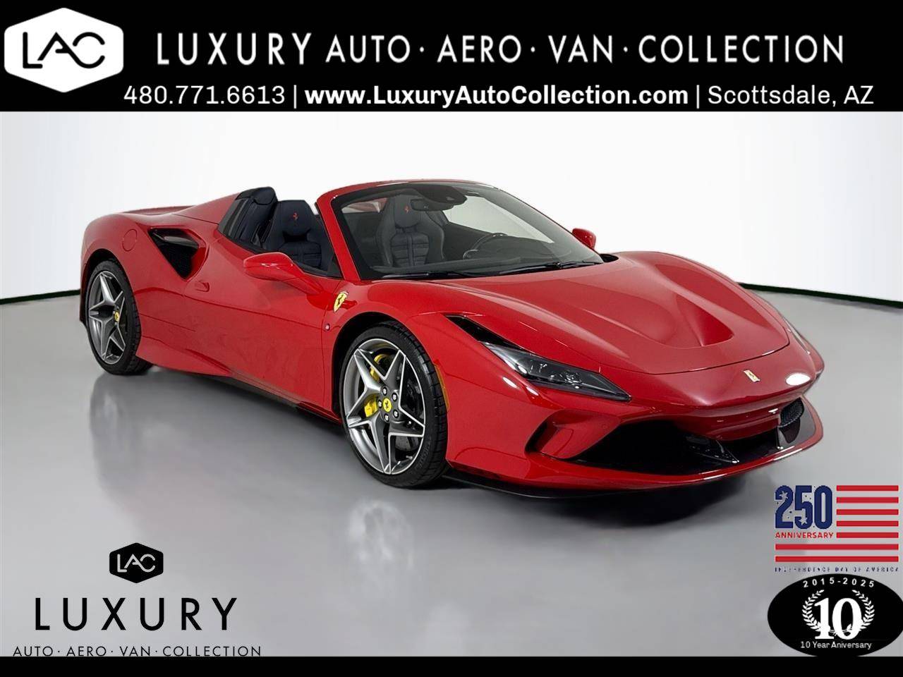 2022 Ferrari F8 Spider — Convertible — 2,478 mi — Scottsdale, AZ