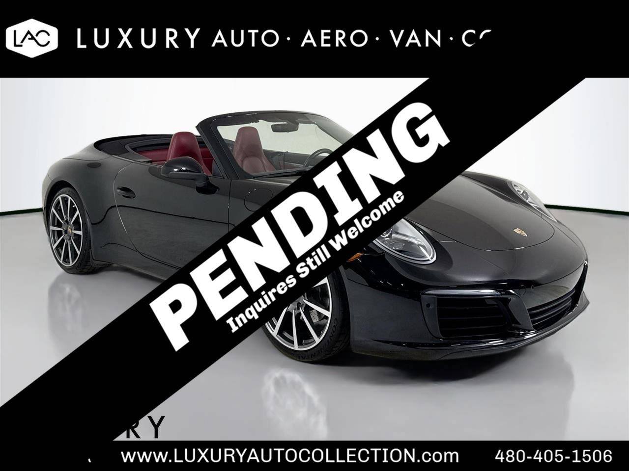 2017 Porsche 911 Carrera — Convertible — 26,500 mi — Scottsdale, AZ