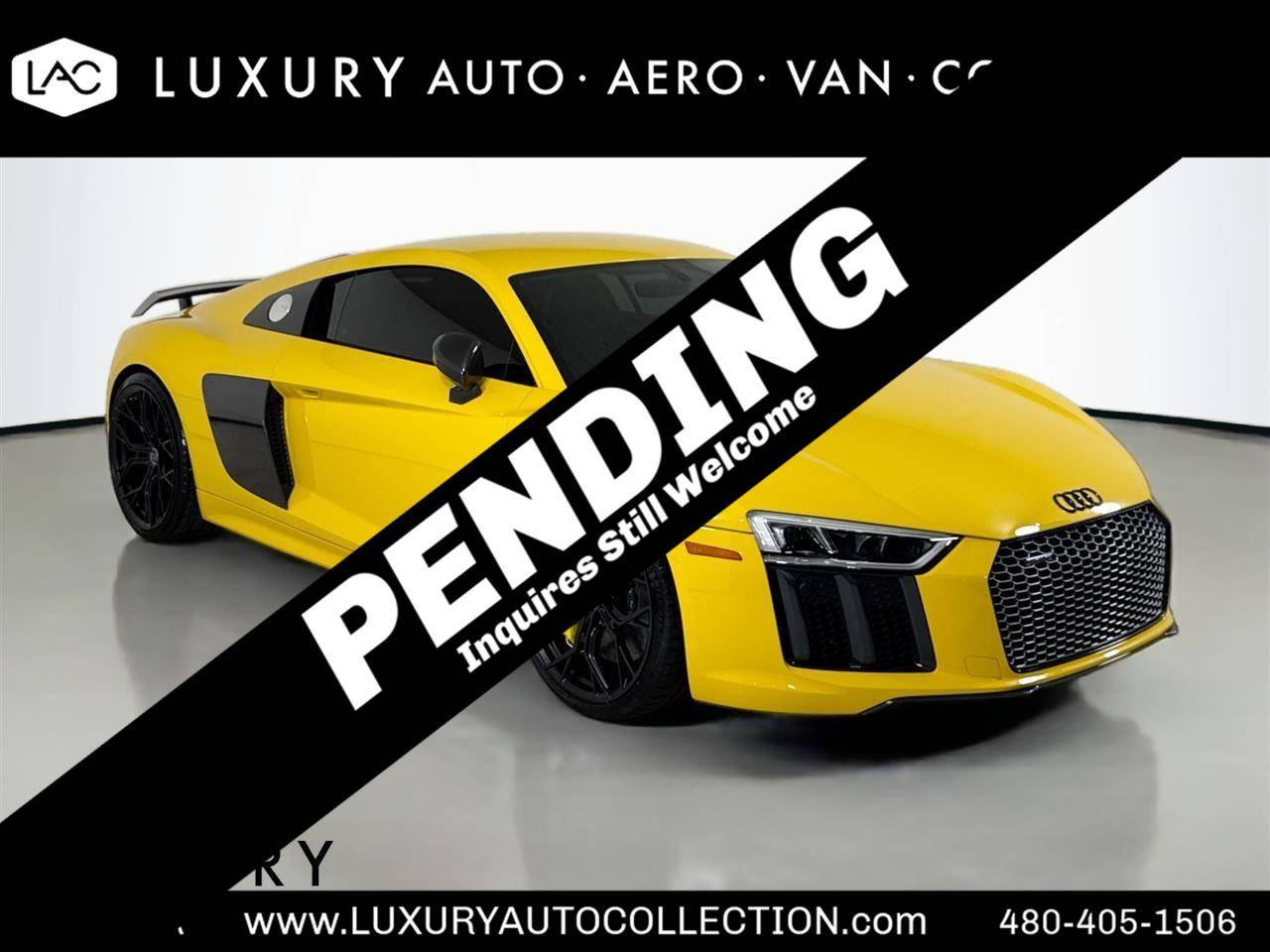 2017 Audi R8 V10 plus — Coupe — 18,874 mi — Scottsdale, AZ
