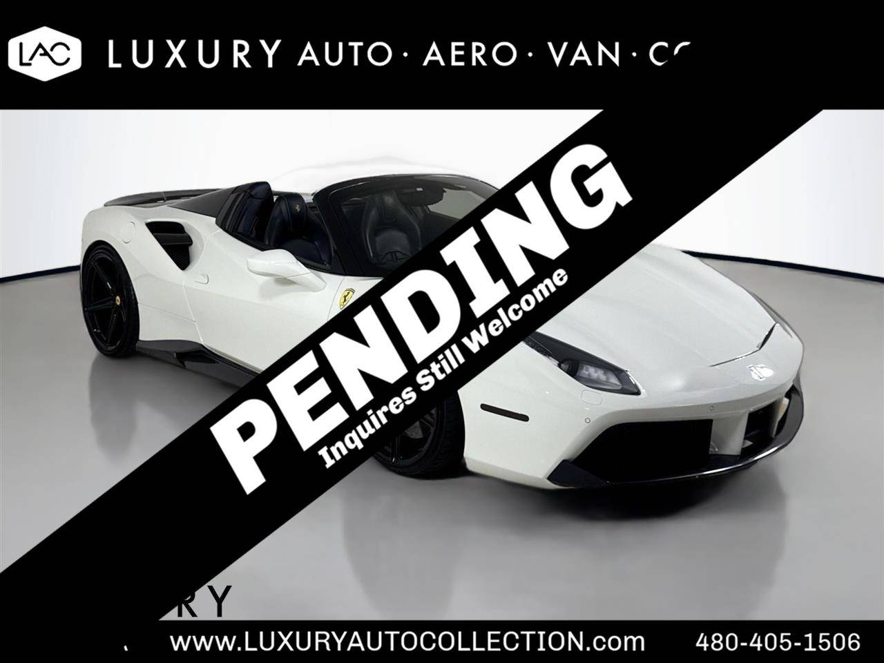 2017 Ferrari 488 Spider — Convertible — 26,560 mi — Scottsdale, AZ