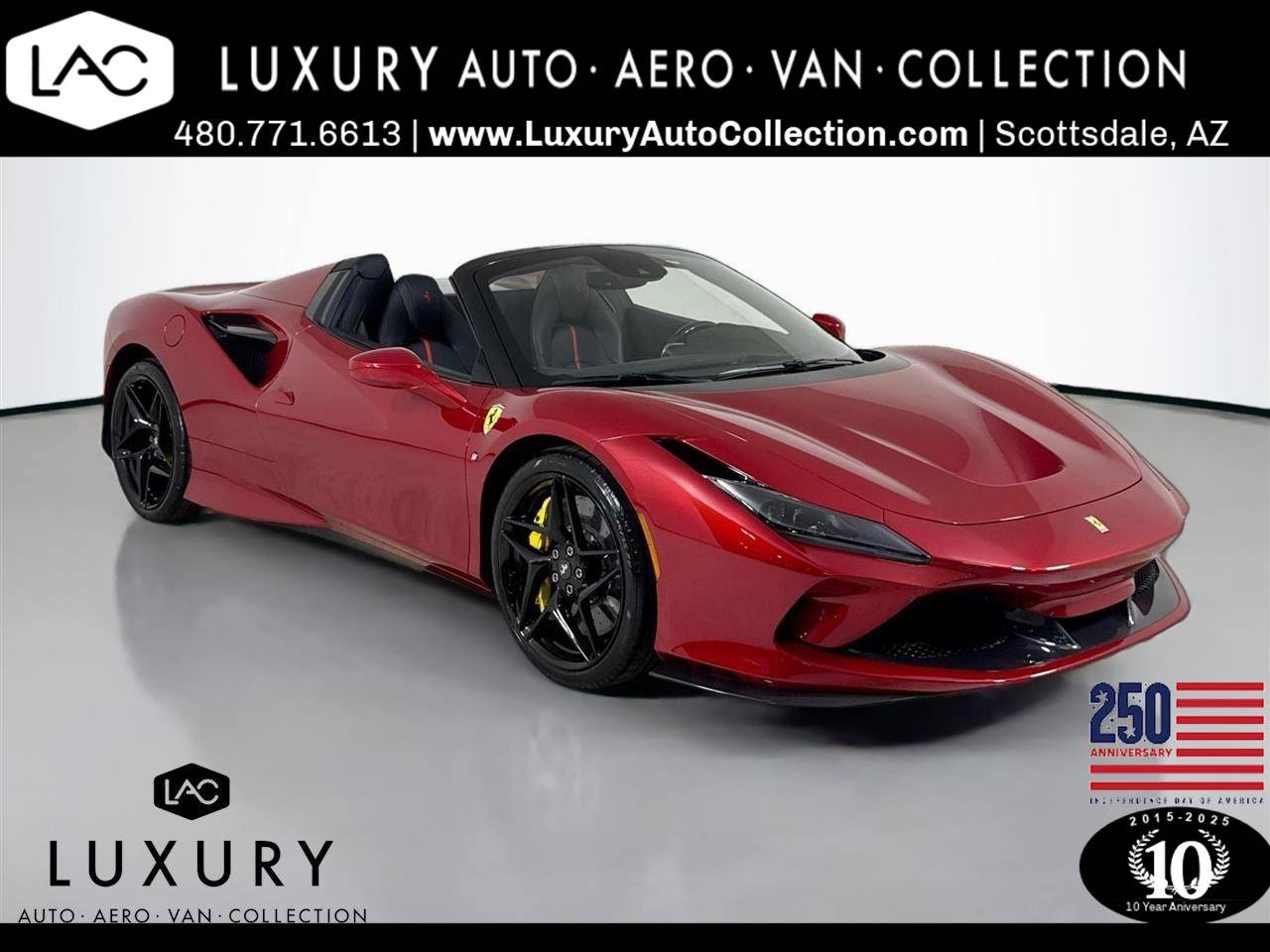 2022 Ferrari F8 Spider — Convertible — 5,000 mi — Scottsdale, AZ