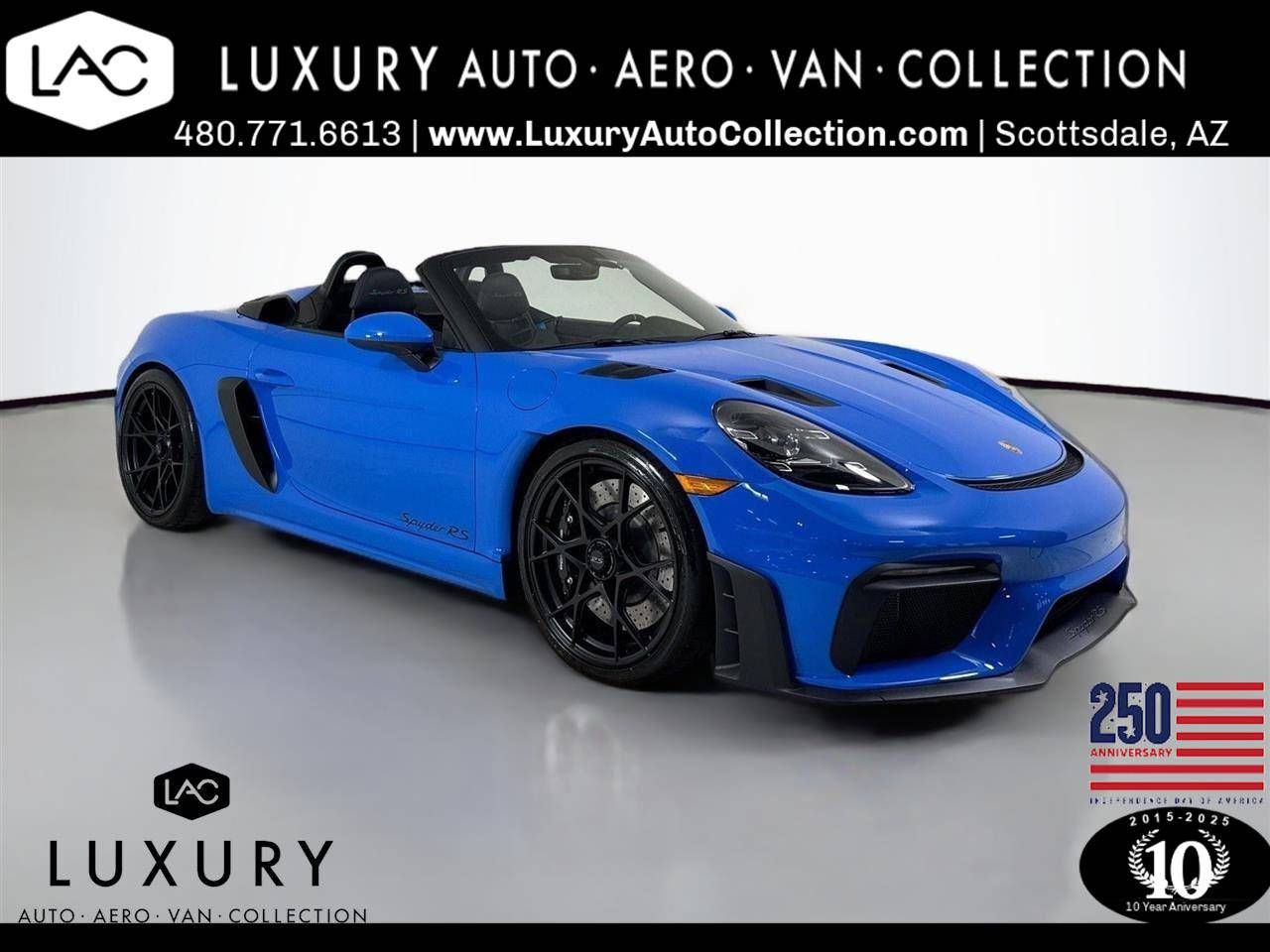 2024 Porsche 718 Boxster RS Spyder — Convertible — 1,498 mi — Scottsdale, AZ