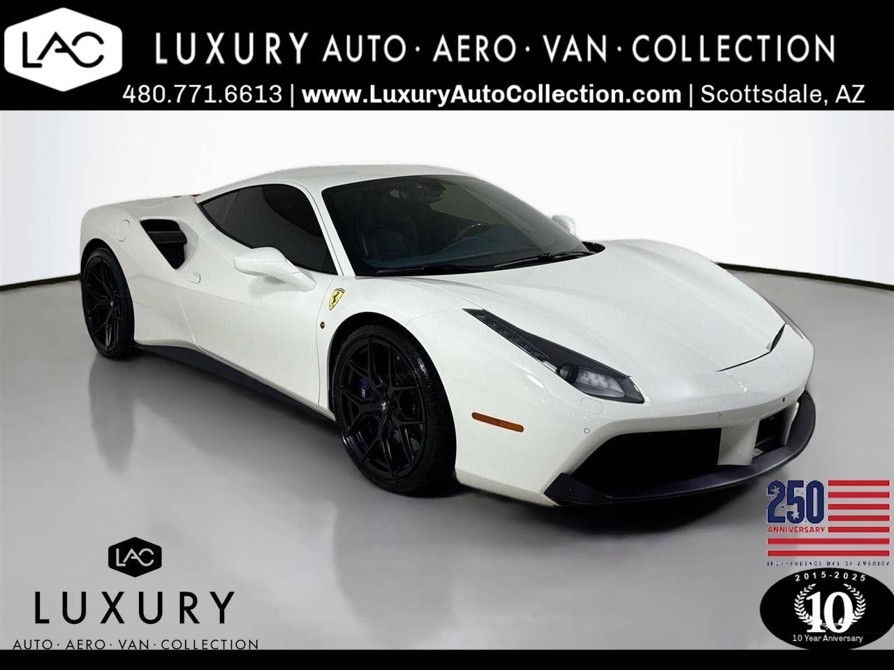 2016 Ferrari 488 GTB — Coupe — 19,536 mi — Scottsdale, AZ
