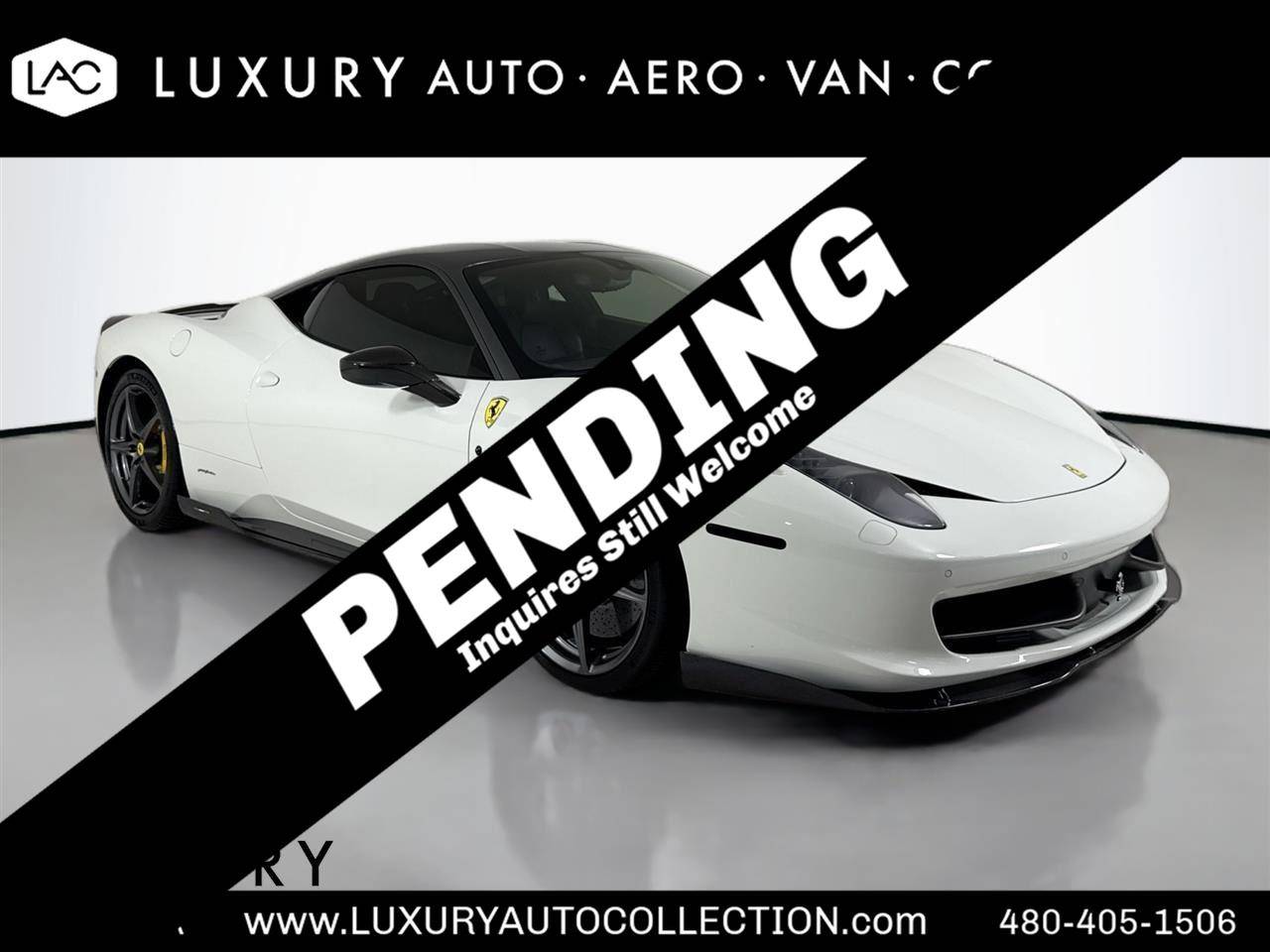 2012 Ferrari 458 Italia Italia — Coupe — 28,000 mi — Scottsdale, AZ