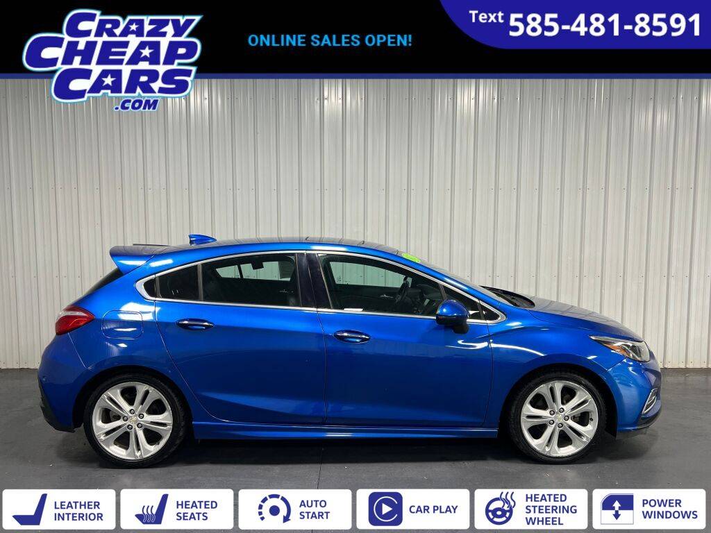 2017 Chevrolet Cruze Premier — Hatchback — 85,204 mi — Oakfield, NY
