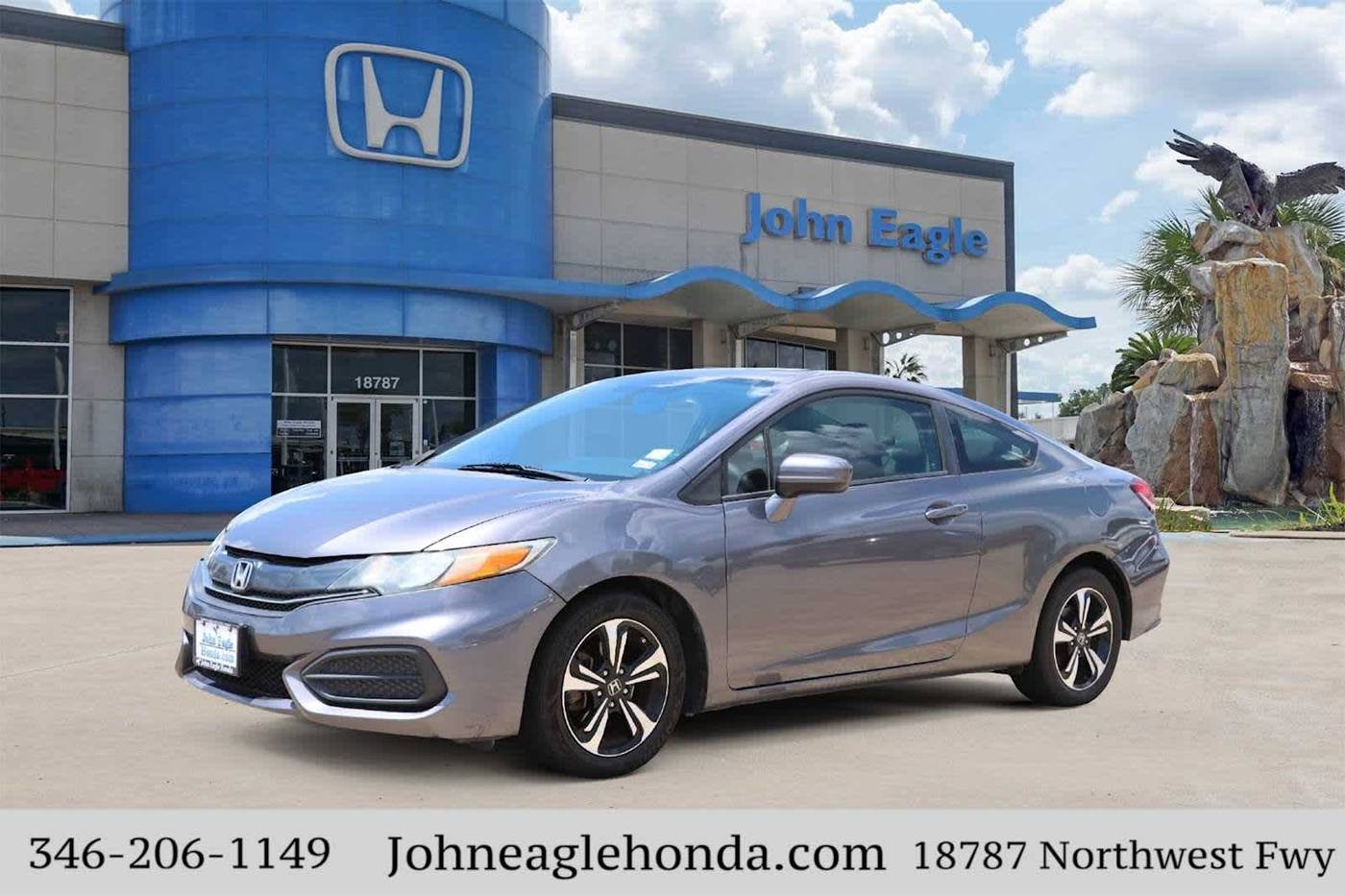 2015 Honda Civic EX — Coupe — 123,522 mi — Houston, TX