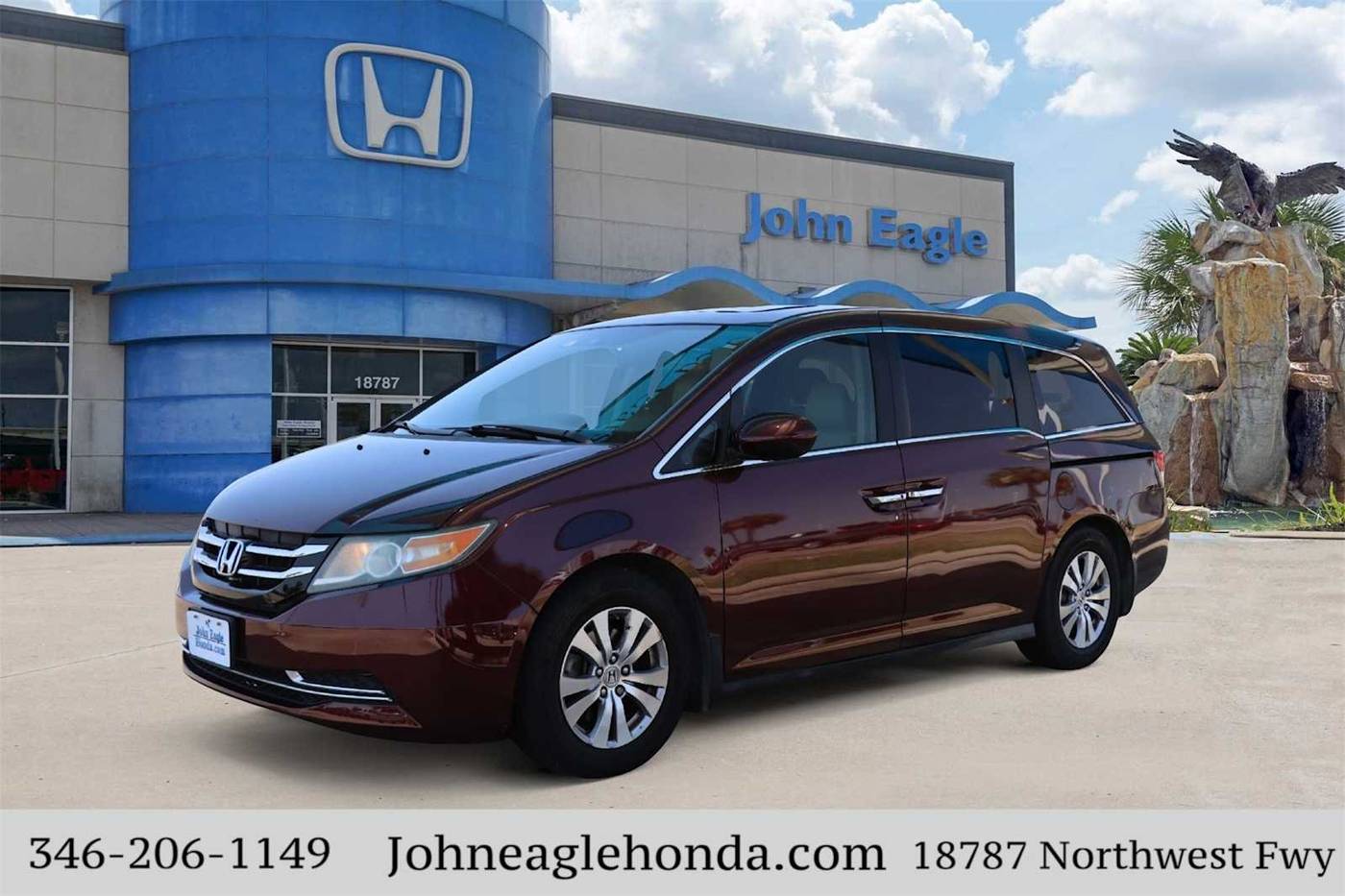 2015 Honda Odyssey EX-L — Minivan — 182,119 mi — Houston, TX