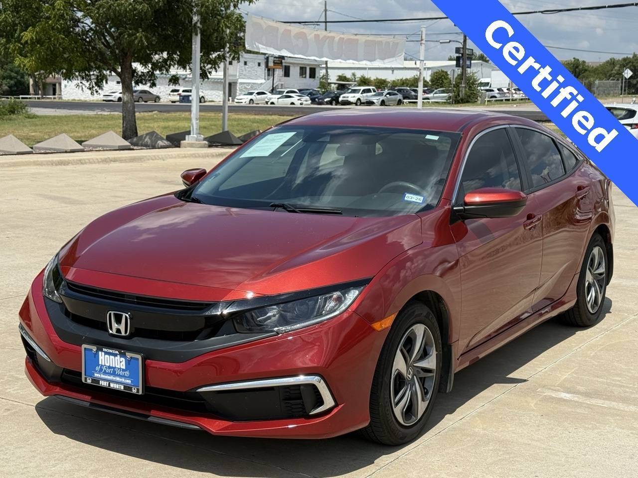 2020 Honda Civic LX — Sedan — 52,596 mi — Fort Worth, TX