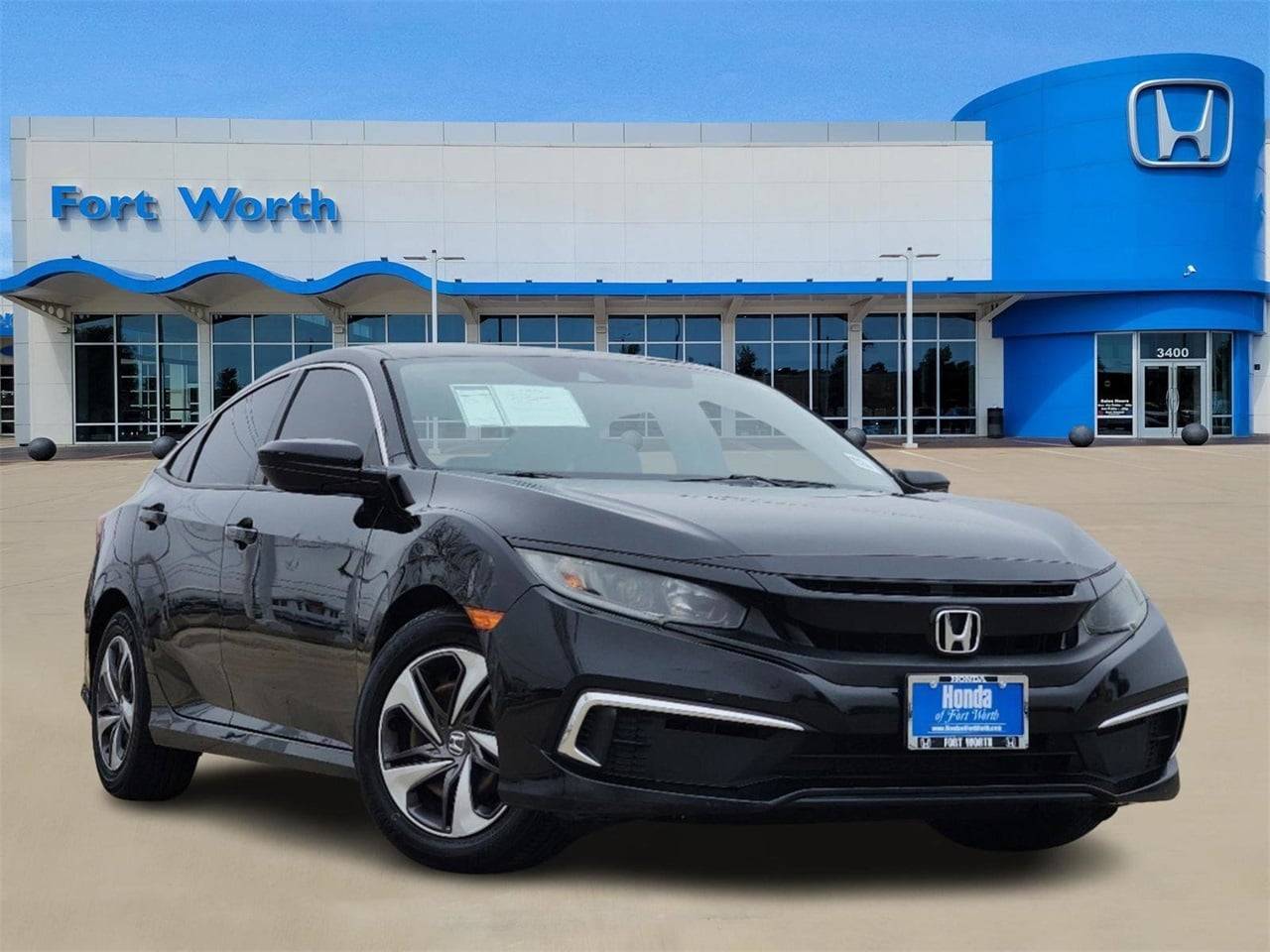 2019 Honda Civic LX — Sedan — 102,599 mi — Fort Worth, TX