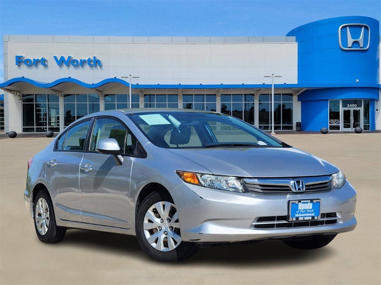 2012 Honda Civic LX — Sedan — 36,839 mi — Fort Worth, TX