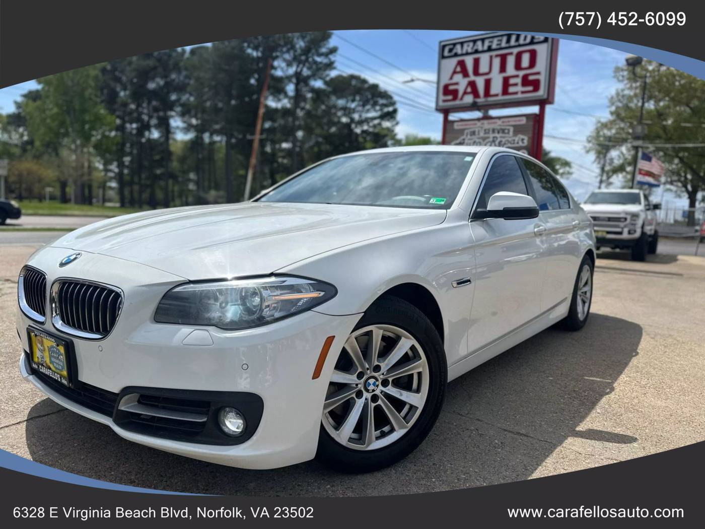 2016 BMW 5 Series 528i — Sedan — 84,742 mi — Norfolk, VA