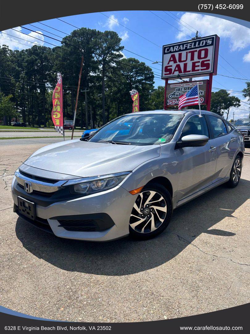 2017 Honda Civic EX — Sedan — 158,973 mi — Norfolk, VA
