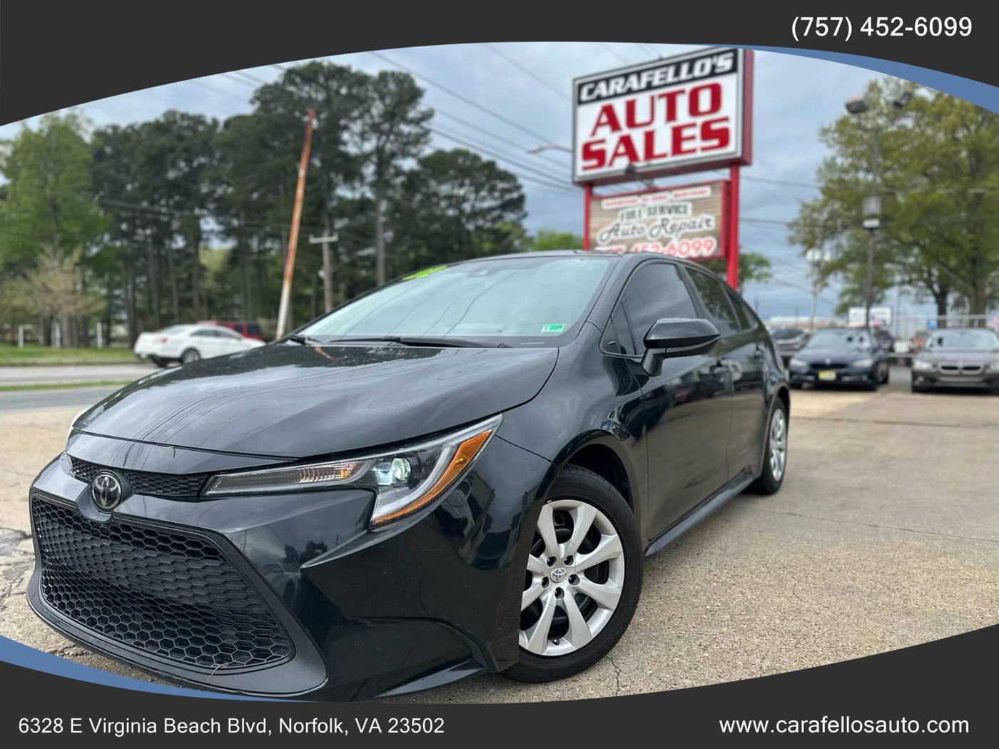 2022 Toyota Corolla LE — Sedan — 105,914 mi — Norfolk, VA