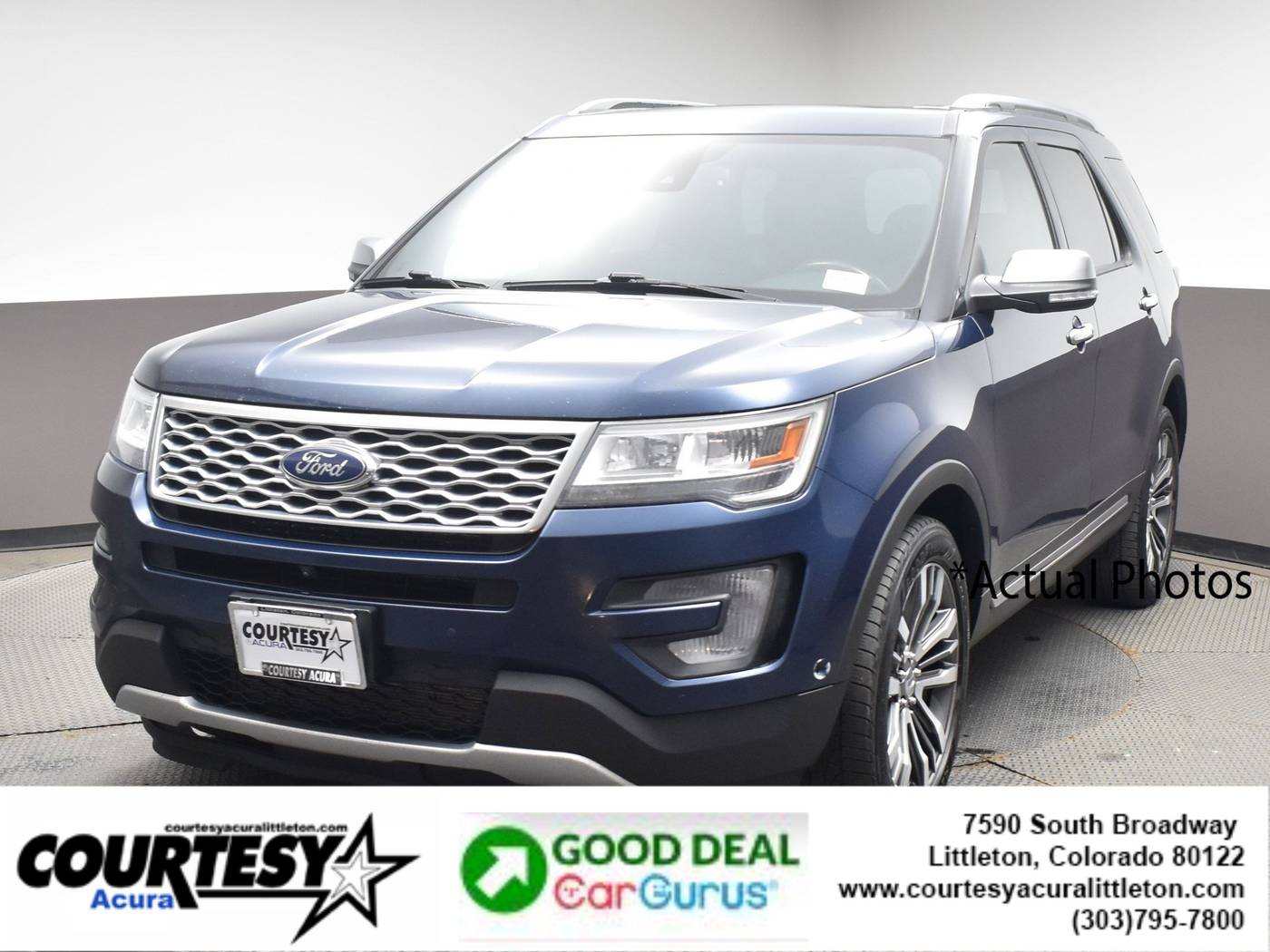 2017 Ford Explorer Platinum — SUV — 122,680 mi — Littleton, CO
