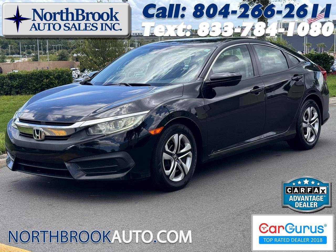 2016 Honda Civic LX — Sedan — 66,232 mi — Glen Allen, VA