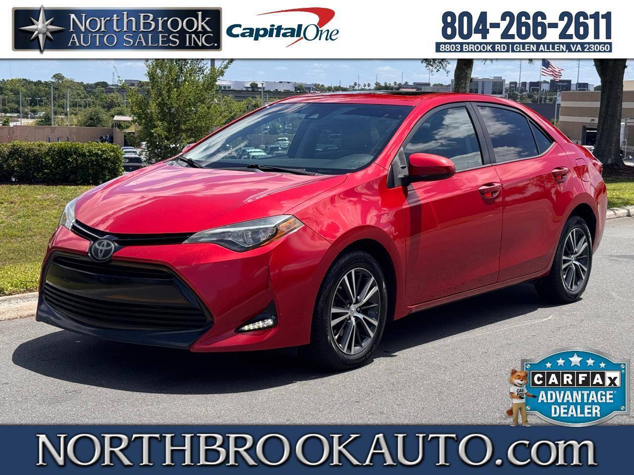 2017 Toyota Corolla LE — Sedan — 129,592 mi — Glen Allen, VA