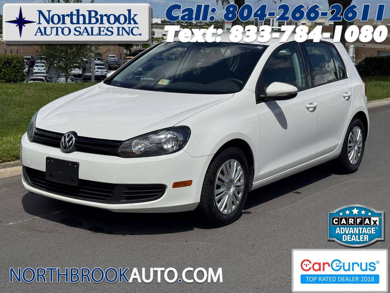 2013 Volkswagen Golf 2.5 — Hatchback — 109,660 mi — Glen Allen, VA