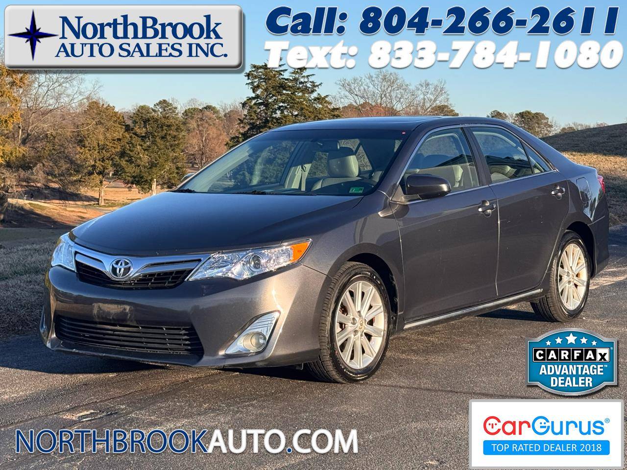 2012 Toyota Camry XLE — Sedan — 123,446 mi — Glen Allen, VA