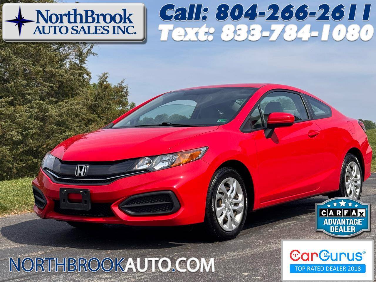 2015 Honda Civic LX — Coupe — 79,963 mi — Glen Allen, VA